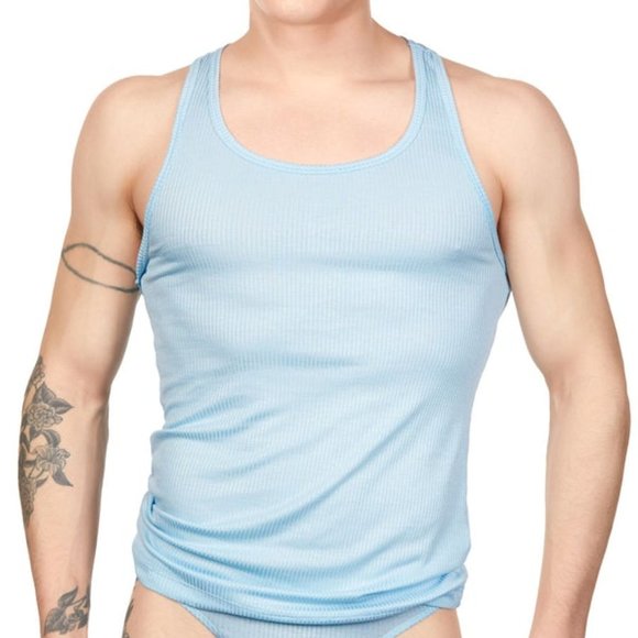 Body Aware Ribbed Tank Set - Picture 5 of 6